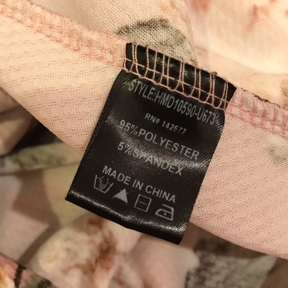 Haute Monde Sleeveless Floral Dress Size Large Pink Fit Flare - Picture 15 of 15